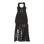 Sexy Hollow Out Sleeveless Sheath Dress with Braid Detail
