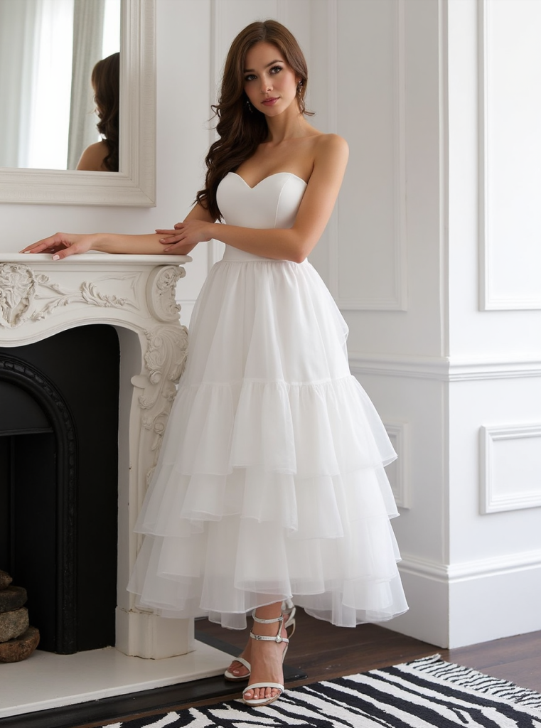 Tulle A-Line Wedding Dress