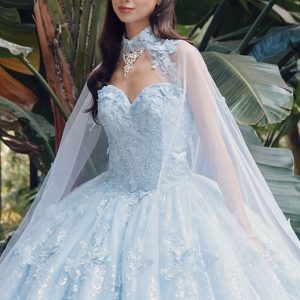 Sweetheart Tulle Embroidered Lace Long Quinceanera Dress JTJT1449J