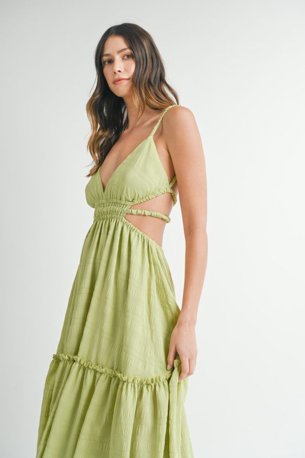 MABLE Cutout Waist Backless Maxi Dress - Image 5