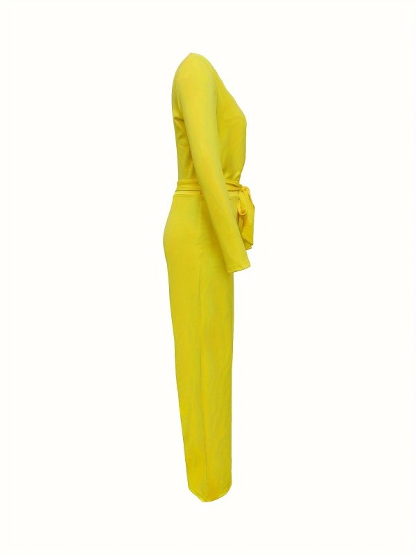 Yellow Women's Jumpsuit - Image 2