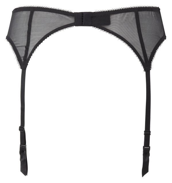 Sheer Lace Garter Belt Gossard Superboost Lace Black - Image 5