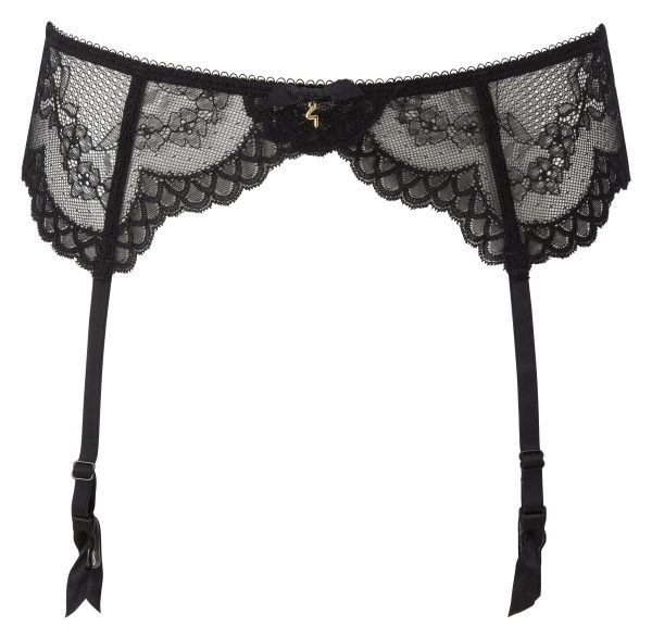 Sheer Lace Garter Belt Gossard Superboost Lace Black - Image 4