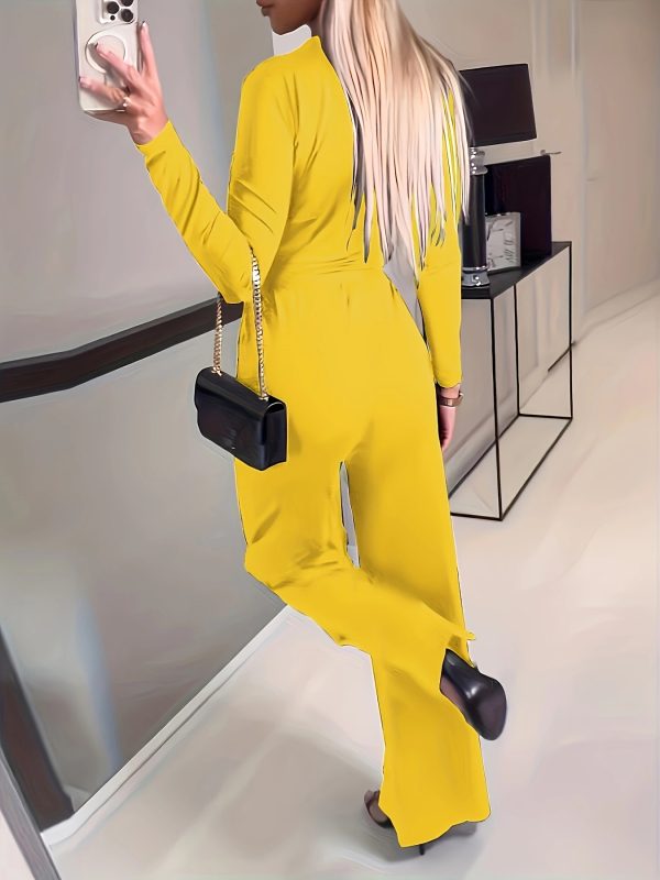 Yellow Women's Jumpsuit - Image 3