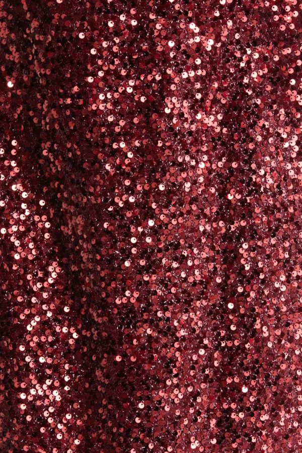 Sam Edelman jewel neck sleeveless bodycon tie back sequined dress - Image 5
