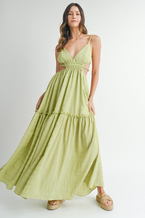 MABLE Cutout Waist Backless Maxi Dress - Image 7