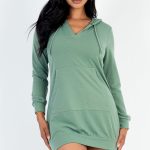 French Terry Hoodie Dress (CAPELLA)