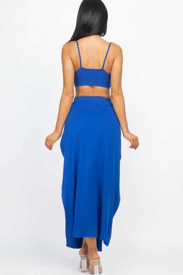 Bra top and side slit maxi skirt (CAPELLA) - Image 3