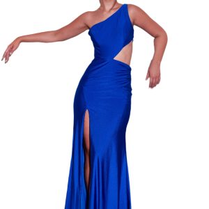 Kos Couture Side Cut Out Sexy Prom Formal Gown Dress