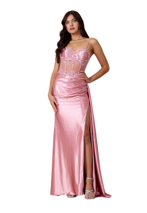 Dylan and Davids Full-Length Corset-Style Sexy Prom Dress - Image 17
