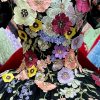 3D Flower Applique w/ Detachable Short Sleeves Mesh Long Quinceanera Dress GLGL3177 - Image 3
