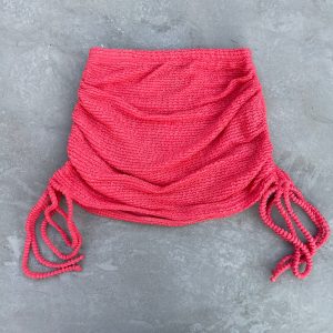 Peach Punch Textured Anna Mini Skirt