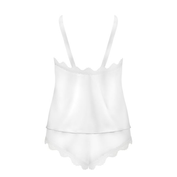 Smooth Satin Top & Panty Obsessive Prima Neve - Image 5