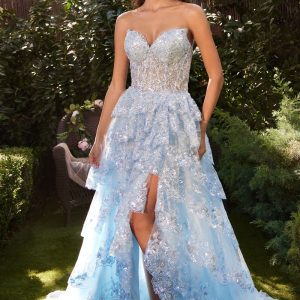 Tiered Ruffle A-Line Dress
