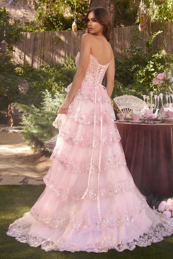 Tiered Ruffle A-Line Dress - Image 3