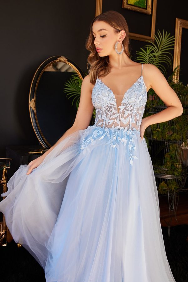 Layered Tulle A-Line Dress - Image 4