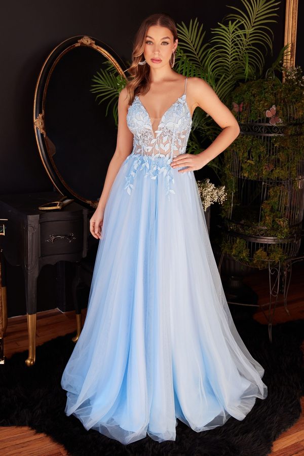 Layered Tulle A-Line Dress - Image 6