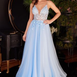 Layered Tulle A-Line Dress