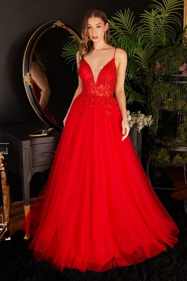 Layered Tulle A-Line Dress - Image 2