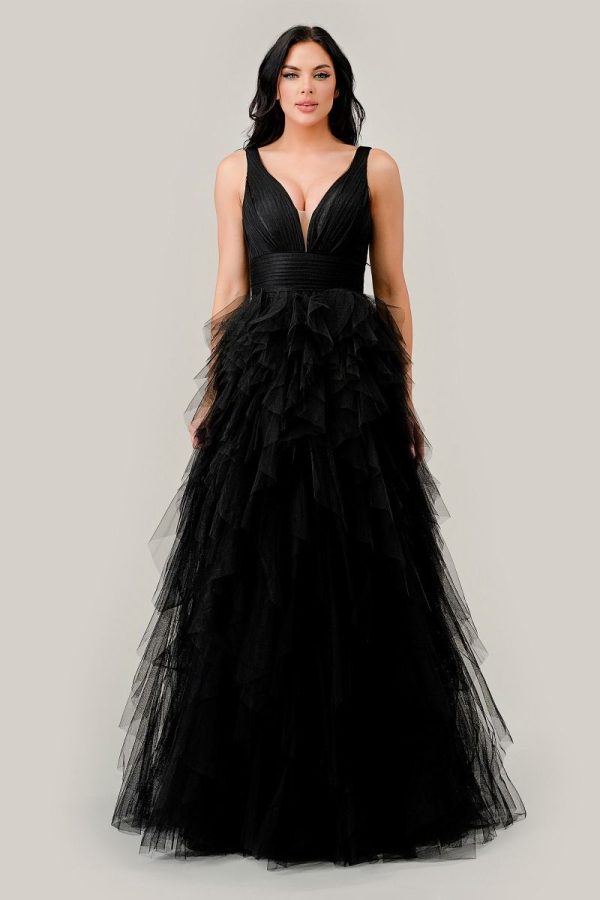 Layered Tiered Tulle A-Line Dress - Image 6