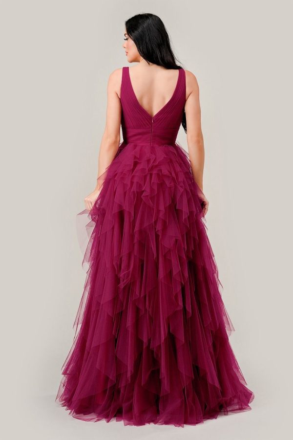 Layered Tiered Tulle A-Line Dress - Image 4