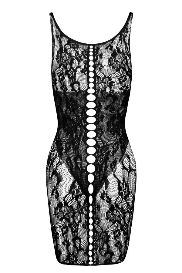 Sexy Sheer Lace Mini Dress Beauty Night Donna - Image 3