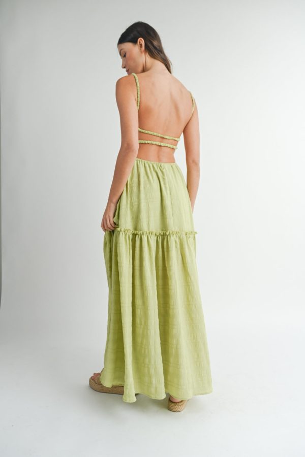 MABLE Cutout Waist Backless Maxi Dress - Image 2