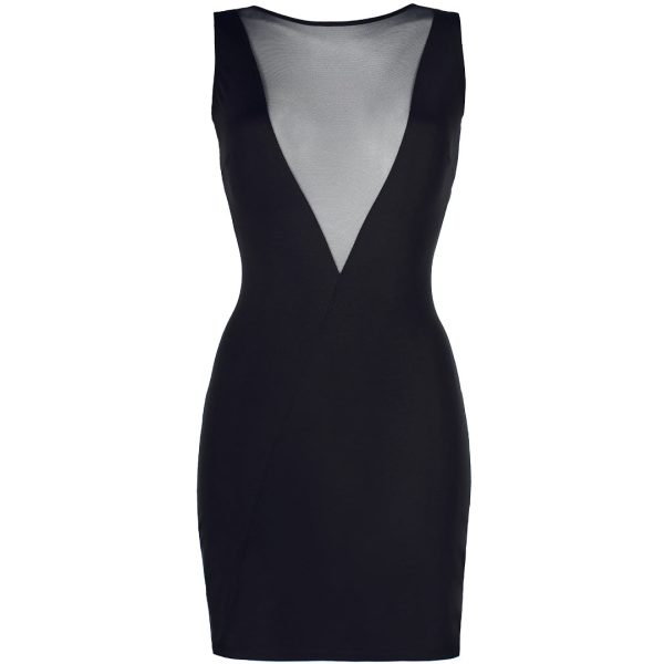 Axami Black Mini Dress Tropicana - Image 4