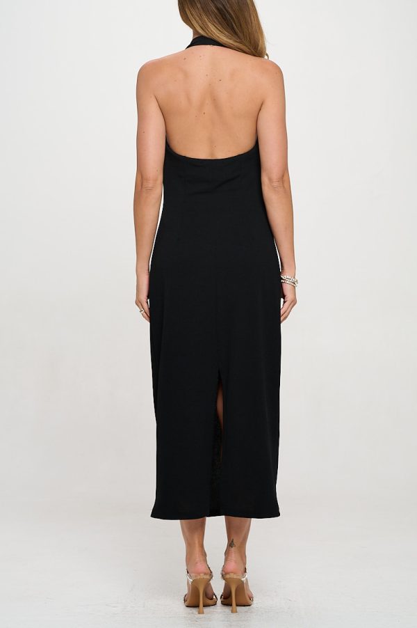 Cowl neck Open Back Bodycon Dress - Image 4