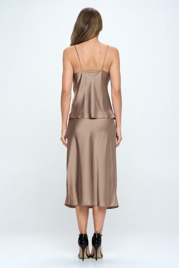 Silky Satin Print Tank Top - Image 5