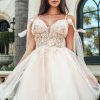 3D Flower and Embroidery Embellished Glitter Mesh Homecoming Dress Lace-Up Back GLGS3513 - Image 3
