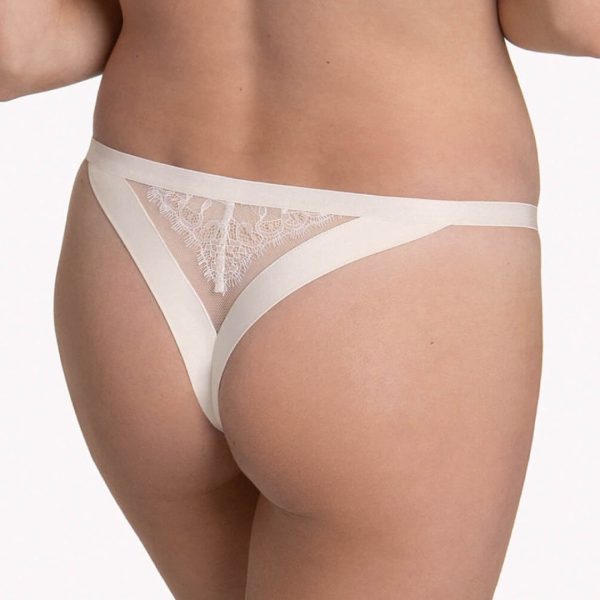 Sexy Sheer Lace Brazilian String Panty Lisca Rose - Image 2