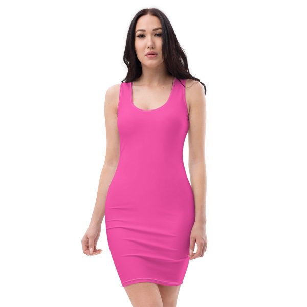 Womens Stretch Fit Bodycon Dress - Image 6