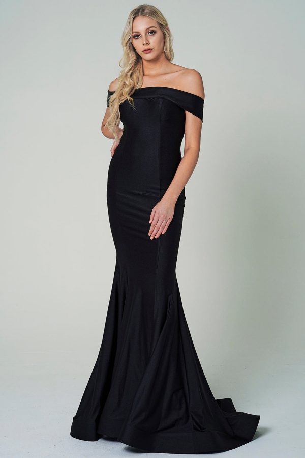 Off Shoulder Mermaid Fitted Long Evening & Wedding Dress AC373 - Image 13