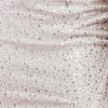 Embellished Sequin High Slit Long Wedding Dress NXR1031W - Image 4