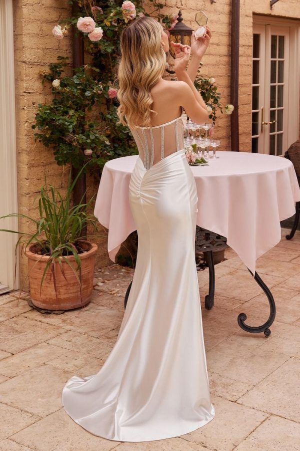 Embellished Satin Corset Gow - Image 2