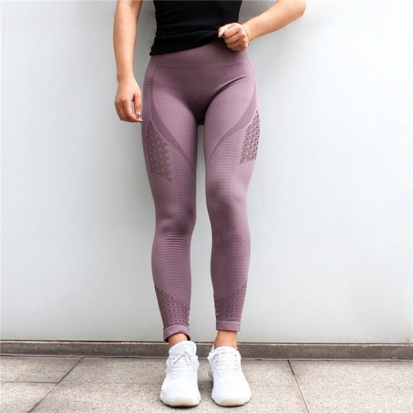 Workout Clothes Set: Must-Have Breathable Leggings & Bra - Image 12