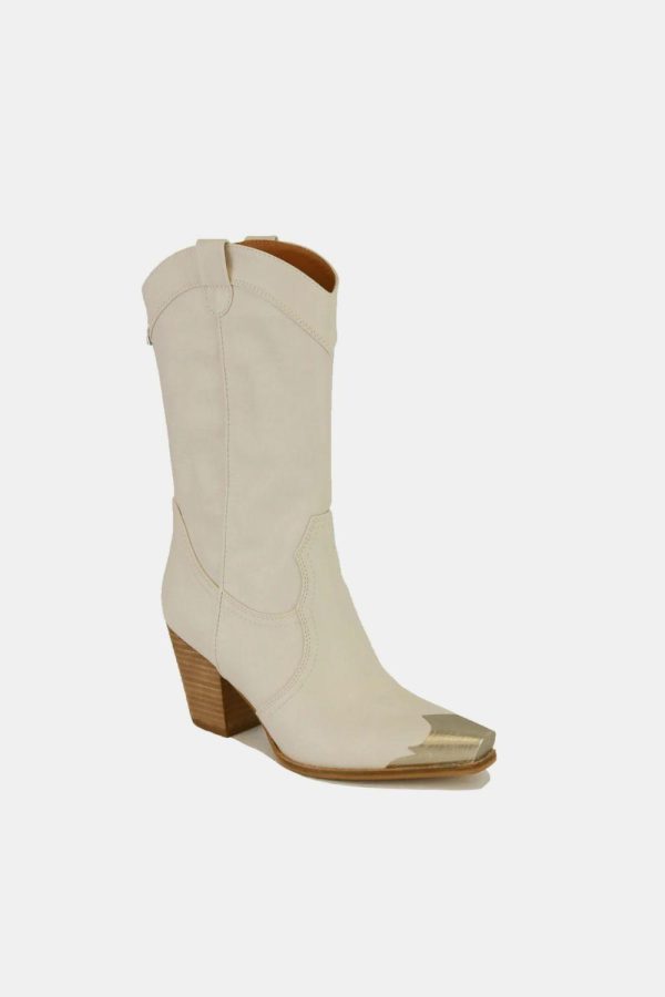 MayFair Metal-Toe Block Heel Ankle Boots - Image 2