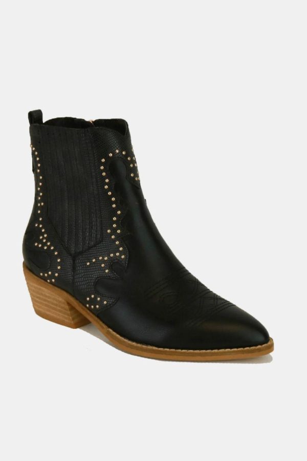 Mayfair Studded Detail Point Toe Boots - Image 5