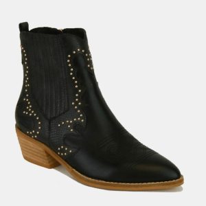 Mayfair Studded Detail Point Toe Boots
