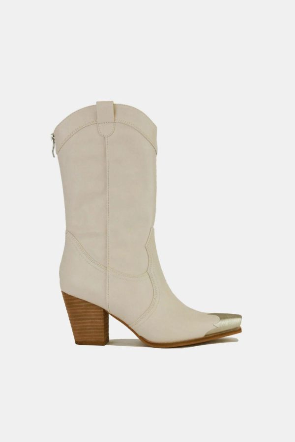 MayFair Metal-Toe Block Heel Ankle Boots - Image 10