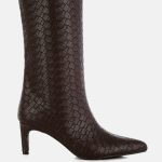 Woven Faux Leather Boots: Stunning Comfort for Every Step