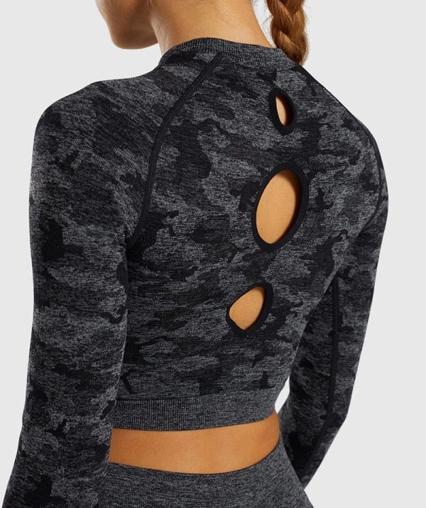 Camo Seamless O-Neck Shirts: Must-Have for Effortless Workouts - Image 15