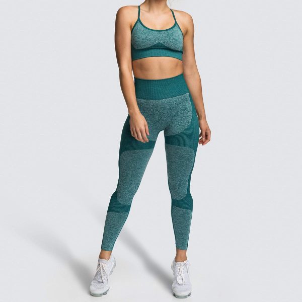 Lycra Seamless Yoga Set: Exclusive Fit for Effortless Workouts - Image 10
