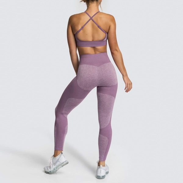 Lycra Seamless Yoga Set: Exclusive Fit for Effortless Workouts - Image 2