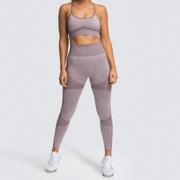 Lycra Seamless Yoga Set: Exclusive Fit for Effortless Workouts - Image 27