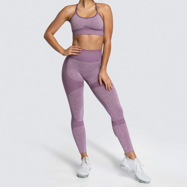 Lycra Seamless Yoga Set: Exclusive Fit for Effortless Workouts - Image 23