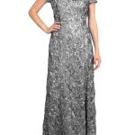 Embellished Lace Dress With Hand‑Stitched Crystal Accents