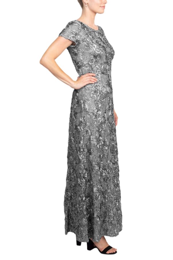 Embellished Lace Dress With Hand‑Stitched Crystal Accents - Image 2