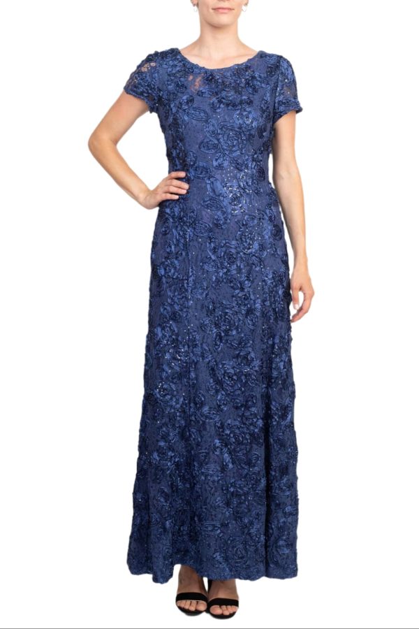 Embellished Lace Dress With Hand‑Stitched Crystal Accents - Image 13